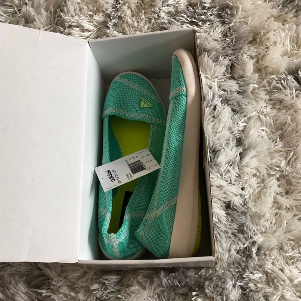 Adidas slip on boat shoes
